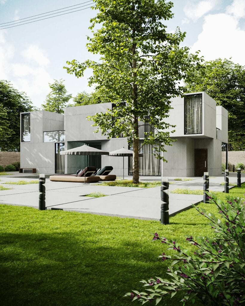 Luxury Duplex Home by Homebuild construction